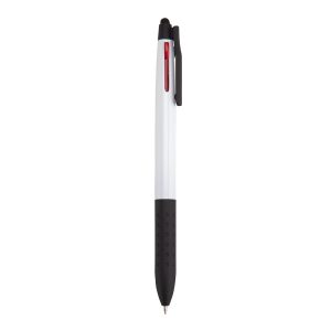 Caneta 3 Em 1 Touch — Branco / Preto