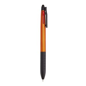 Caneta 3 Em 1 Touch — Laranja / Preto