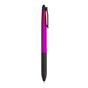 Caneta 3 Em 1 Touch — Rosa / Preto