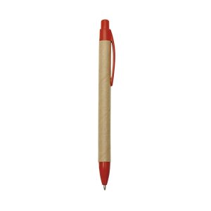 Caneta Ecológica Det. Plástico — Vermelho