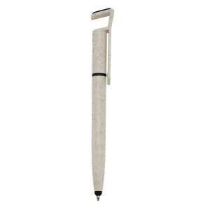 Caneta Fibra De Bambu — Bege