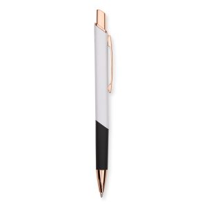 Caneta Metal — Branco / Cobre