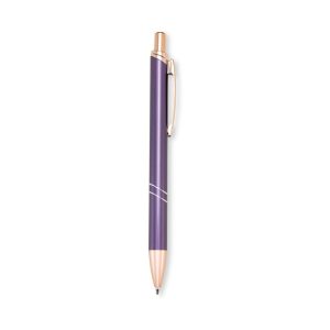 Caneta Metal — Roxo / Bronze