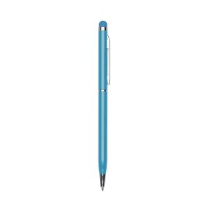 Caneta C/ 1 Anel E Ponta Touch — Azul / Prata