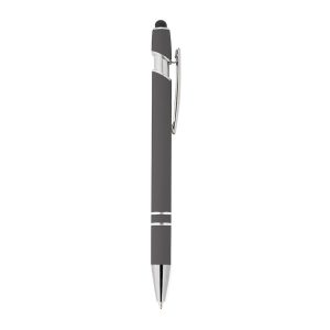 Caneta Metal Touch — Cinza