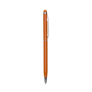Caneta C/ 1 Anel E Ponta Touch — Laranja