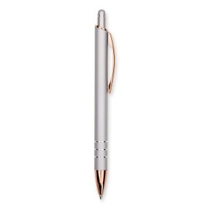Caneta De Metal Touch — Prata / Cobre