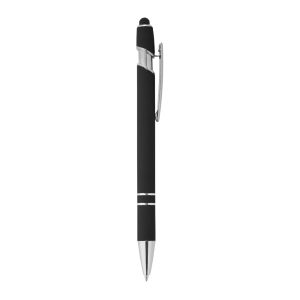 Caneta Metal Touch — Preto / Prata