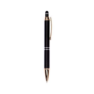 Caneta Metal Touch — Preto / Cobre