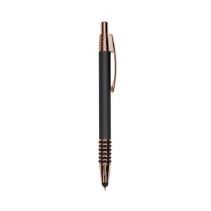 Caneta Metal Touch — Preto / Cobre