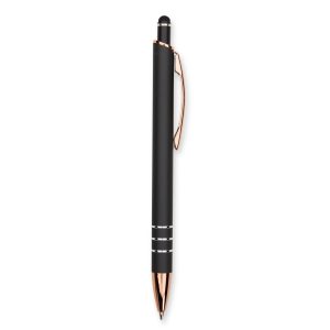 Caneta De Metal Touch — Preto / Cobre