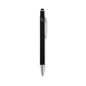 Caneta Metal Touch — Preto / Prata
