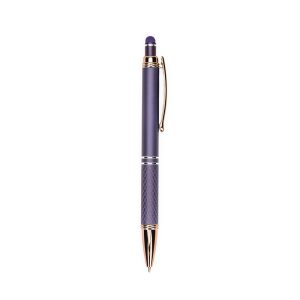 Caneta Metal Touch — Roxo / Cobre