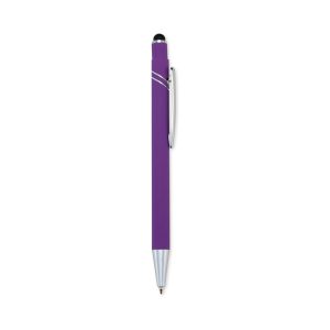 Caneta Metal Touch — Roxo / Prata
