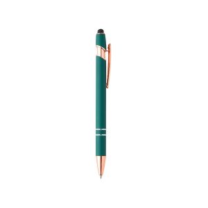 Caneta Metal Touch — Verde / Cobre