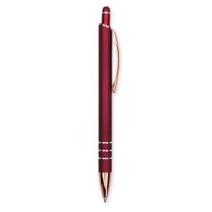 Caneta De Metal Touch — Vermelho / Cobre