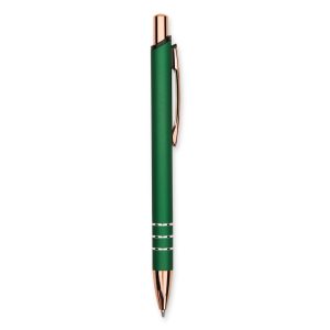 Caneta Metal — Verde / Cobre