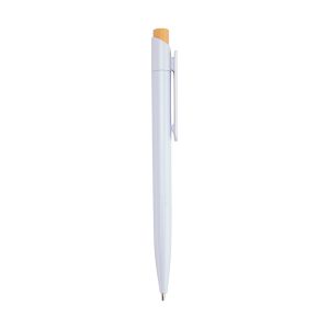Caneta Plástica — Branco