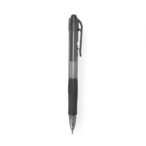 Caneta Plastica Translucida — Preto