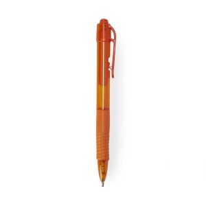 Caneta Plastica Translucida — Laranja