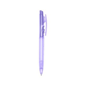 Caneta Plástica Translucida — Roxo
