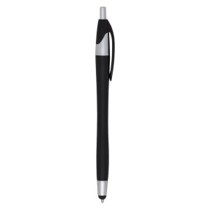 Caneta Plástica Touch — Preto
