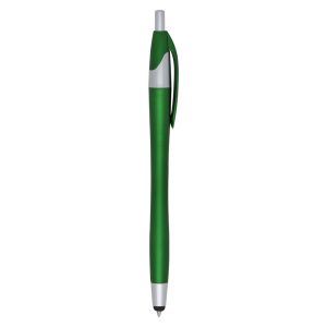Caneta Plástica Touch — Verde