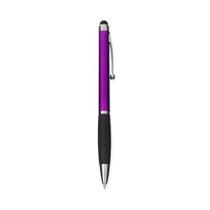 Caneta Plástica Touch — Roxo