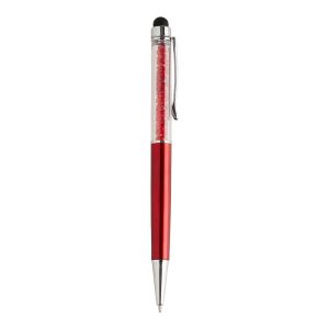 Caneta Plástica Touch — Vermelho