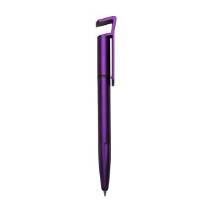 Caneta Base Celular Limp. Tela E Ponta Touch — Roxo