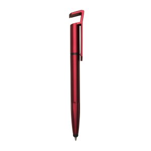 Caneta Base Celular Limp. Tela E Ponta Touch — Vermelho