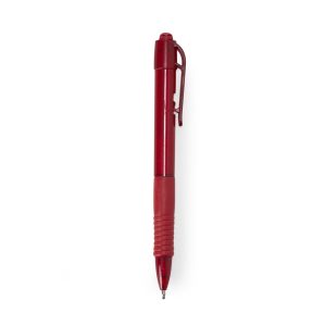 Caneta Plastica Translucida — Vermelho