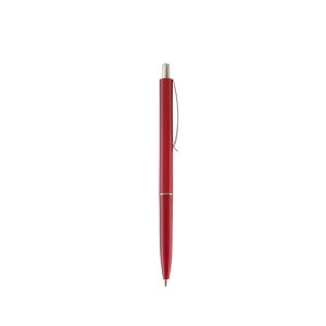 Caneta Plástica — Vermelho / Prata