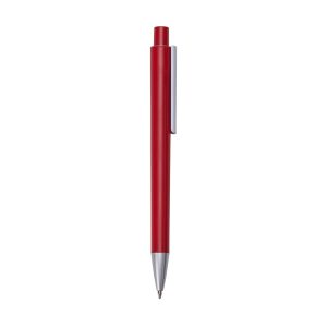 Caneta Plastica — Vermelho / Branco