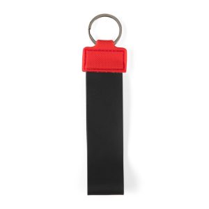 Chaveiro Alça Emborrachado — Preto / Vermelho