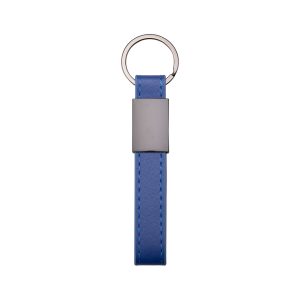 Chaveiro Metal Com Couro Sintético