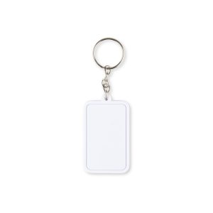 Chaveiro Pvc Emborrachado — Branco
