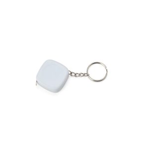 Chaveiro Trena Plástico 1m — Branco