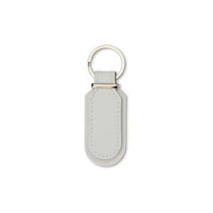 Chaveiro De Couro Sintético — Branco