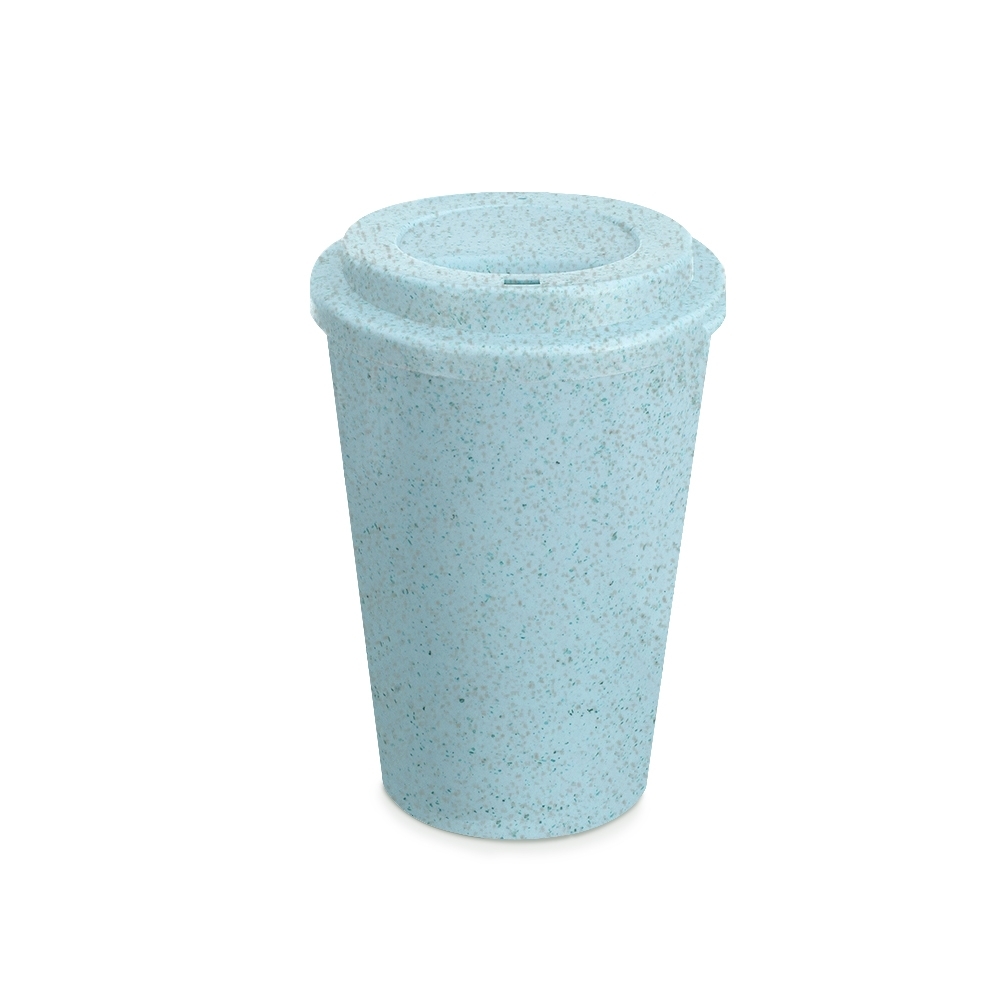 Copo Fibra De Arroz C/ Tampa 450ml