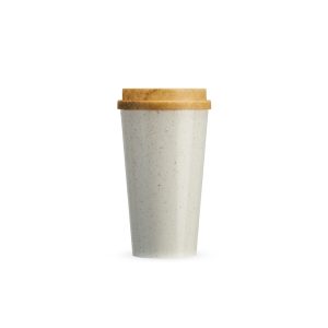 Copo Fibra De Arroz 550ml — Bege