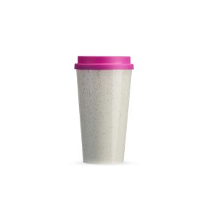 Copo Fibra De Arroz 550ml — Rosa