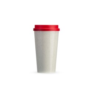 Copo Fibra De Arroz 550ml — Vermelho