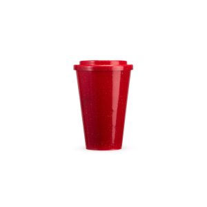Copo Fibra De Madeira 450ml — Vermelho