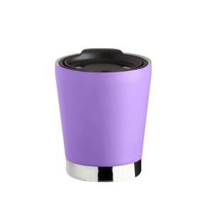 Copo Inox Parede Dupla 300ml — Roxo / Inox