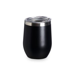 Copo Térmico Inox 320ml — Preto / Inox