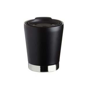 Copo Inox Parede Dupla 300ml — Preto
