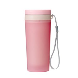 Copo Plástico 300ml — Rosa / Bege