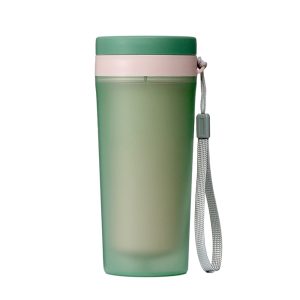 Copo Plástico 300ml — Verde / Bege