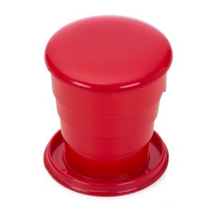 Copo Retrátil 130 ML — Vermelho
